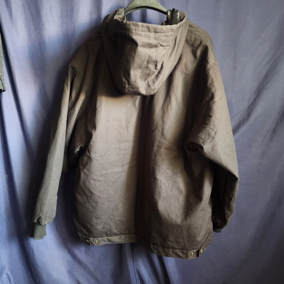 Nwt Black canvas hooded jacket - Picture 4 of 5